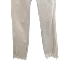 AMO Bella White Oak Distressed‎ High Rise Slim Straight Jeans Off White 27 thumbnail 2