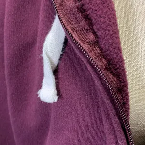 PINK Victoria’s Secret Burgundy Eggplant Hoodie Size Large thumbnail 5