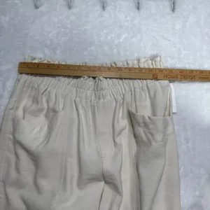 A New Day Pull-On Pants Cream Boho Coastal Resortwear Minimalist Vacation Size M thumbnail 6