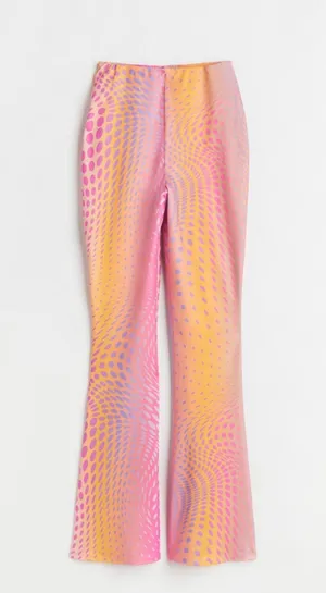 H&M Disco Sunset Flare Leggings in Stretch Jersey thumbnail 1