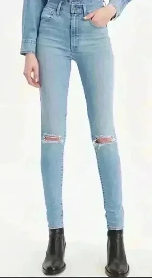 Levi's Distressed Women's Mile‎ High Super Skinny Distressed Jeans Size 25 thumbnail 1
