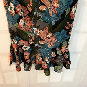 About Us Chloe Multicolor Floral Cut Out Front Strapless Midi Sundress Size XXS thumbnail 6