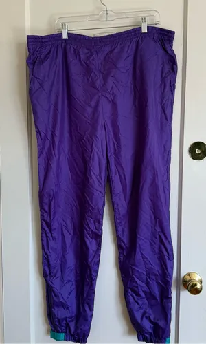 Purple Women's Elastic-Waist Track Pants thumbnail 1