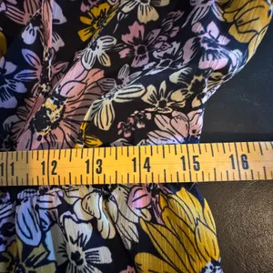 NWT BB Dakota Steve Madden Floral Maxi Dress L Chiffon Ruffle Tiered Blossom thumbnail 12
