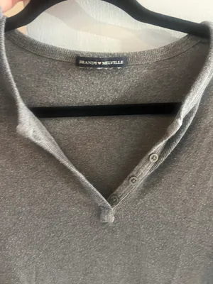 Brandy Melville Gray Lightweight Sweater thumbnail 3