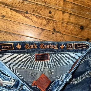 Rock Revival Dianeya ankle skinny western bling cowboycore jeans thumbnail 2