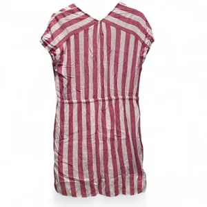 Rails Ren Drawstring Waist Mini Dress Seville Pink White Strip Sz‎ Small Linen thumbnail 3