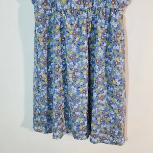 Francesca's Miami Blue Floral Mini Dress NWT Size Medium Wedding Guest Dress thumbnail 3