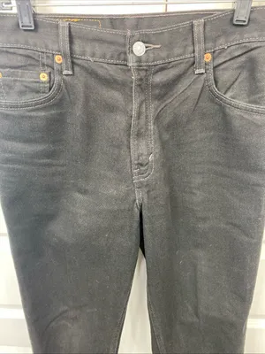 Vintage Y2K Levis 550 Relaxed Fit Tapered Leg JeansWomen 6 Reg S Black High Rise thumbnail 2