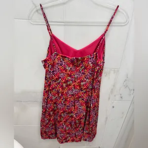 French Connection Floral Mini Dress - Pink and Yellow thumbnail 2