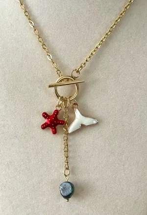 Mermaid Necklace 🧜‍♀️ Gold thumbnail 1