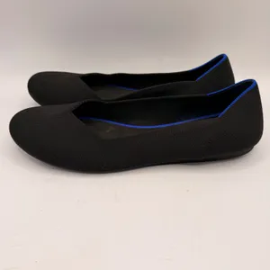 Rothy's The Flat Black Solid Round Toe Knit Ballet Flats Womens Size 10.5 thumbnail 3