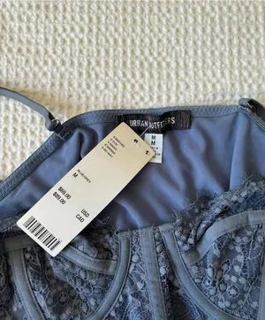 Urban Outfitters blue corset dress thumbnail 2