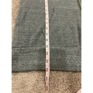Aviator Nation Grey 5 Stripe Copilot Zip Up Hoodie Size Small Preppy Coding thumbnail 5