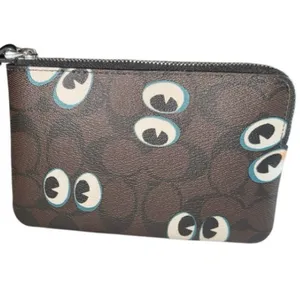 COACH Corner Zip Halloween Eyes Wristlet New with Tag MSRP $88 SOO very rare thumbnail 4
