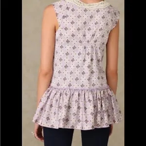 Free People Diamond Print Embroidered Mini Dress/Tunic. Size 4 thumbnail 2