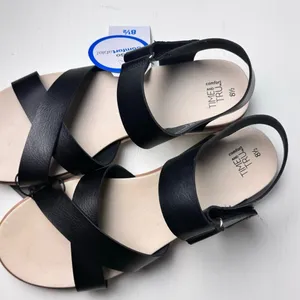 Time and Tru Adjustable Ankle Strap So Comfortable Black Sandals Sz 8.5 NWT thumbnail 12