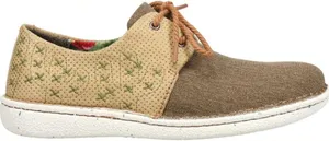 Justin Boots Cac-Tie Lace-Up Casual Shoes Tan Khaki Floral Lined Women’s JL142 Sz 8.5 thumbnail 1