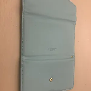 Wallet Light Blue Envelope Clutch by Travel Wallet Zoppen-Great Shape & Clean! thumbnail 4
