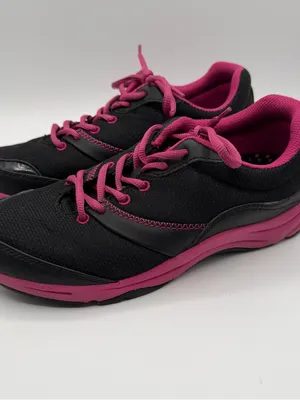 Vionic Kona Walking Shoes Womens 6.5 Wide Black Pink 1st Ray 43KONA 8552 thumbnail 3