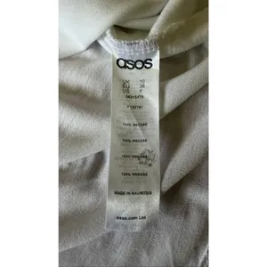 ASOS White Strappy Back Cami Top Size US 6 thumbnail 4