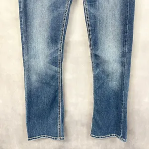 Silver Jeans Aiko Mid Boot Women 27 Low Rise Super Stretch Western Rodeo Country thumbnail 4