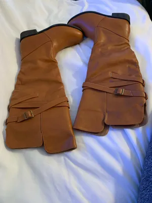 Brand New Top Moda Brown Tall Boots Sz 5.5 thumbnail 5