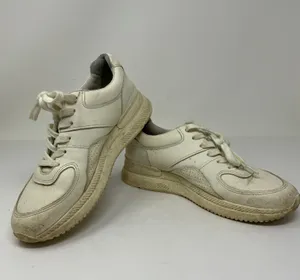 Everlane Renew Women's The Trainer White Leather Sneakers thumbnail 3