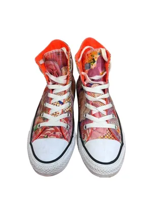 Converse Chuck Taylor All Star Hi Women's Floral Shoe Size 7 #139 thumbnail 4