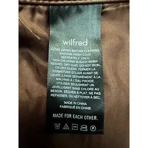 Aritzia Wilfred Melina Faux Leather Cognac Pants Size 4 thumbnail 6