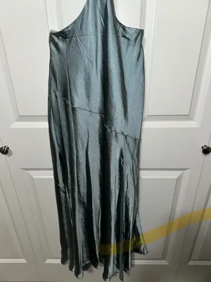 Saints + Secrets Back Tie Open Back Satin Dress M NWT thumbnail 3
