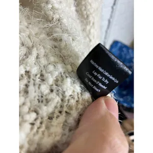 POL cream Boucle long open cardigan super soft cozy layer women's‎ size medium thumbnail 5