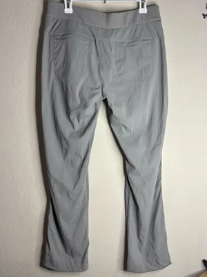 ATHLETA Trekkie Hike Pant silver gray size 10 petite thumbnail 2