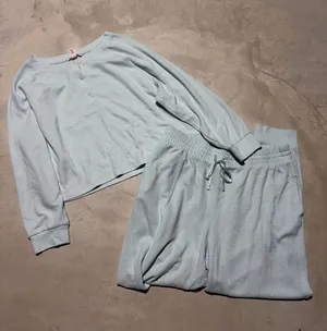 Victoria’s Secret Light Blue mint Pajama Set large thumbnail 1