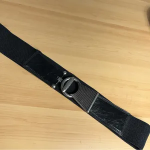 Black and‎ Silver Metal Hardware Women’s Belt thumbnail 4