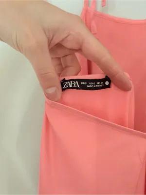 Zara Pink Halter Maxi Dress with Side Slit thumbnail 7