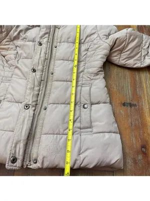 Abercrombie & Fitch Beige Puffer Jacket Womens XS thumbnail 10