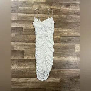 Lucy in the Sky Woman’s White Stretchy Going Out Bodycon Dress Size XS thumbnail 9