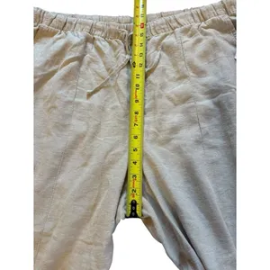 GAP NEW Pull On Wide Leg Linen Blend Pants Womens Size XL Beige thumbnail 8