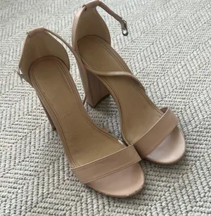 Brash Blush Strappy Heels thumbnail 1