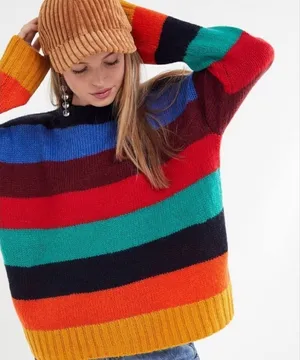Urban Outfitters Bobby Boyfriend Striped Sweater D40‎ thumbnail 1