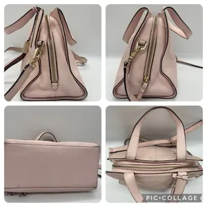 Kate‎ Spade Dominique Pink Leather Street Pebble Purse Handbag Shoulder Strap thumbnail 2