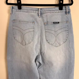 Rollas Eastcoast Flare Jeans Light Blue High Rise Flare Leg Denim Pants Size 31 thumbnail 11