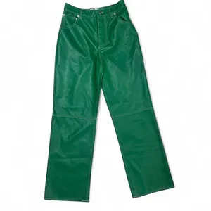 We The Free Green Faux Leather Straight Leg Pants thumbnail 2