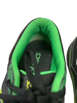 Asics Contend 8 wms black green leather fabric low sneakers sz 6.5 SKU 10-142 thumbnail 9