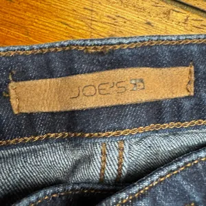 Joe's‎ Jeans Women's Dark Wash Tulip Raw Hem Cuffed Stretch Denim Jeans Size 26 thumbnail 2