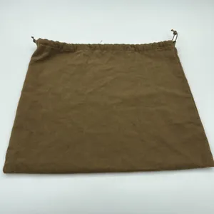 Authentic Gucci Drawstring Handbag Dust Bag Brown  17 X 14 thumbnail 2
