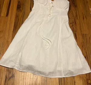 SO White Textured Top size Large thumbnail 2