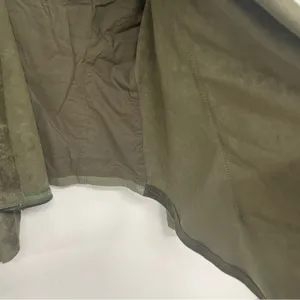 Blank NYC Olive Green Faux Suede & Leather Moto Jacket Womens M Fall Casual thumbnail 5