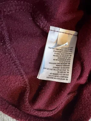 American Eagle Outfitters Womens XL Maroon Pullover Hoodie thumbnail 4